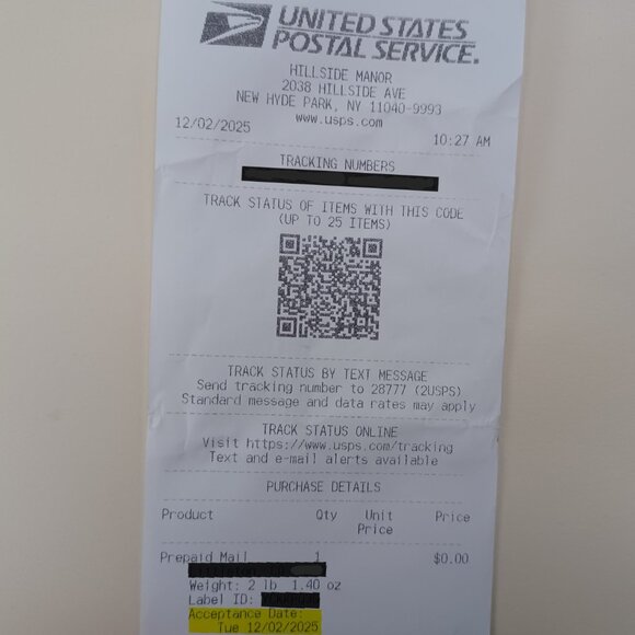 𝙐𝙎𝙋𝙎 𝙋𝙧𝙞𝙤𝙧𝙞𝙩𝙮 𝙈𝙖𝙞𝙡 𝙎𝙝𝙞𝙥𝙥𝙞𝙣𝙜 - Picture 3 of 5